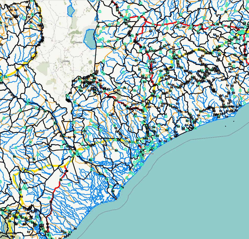 example picture of produced flood data map