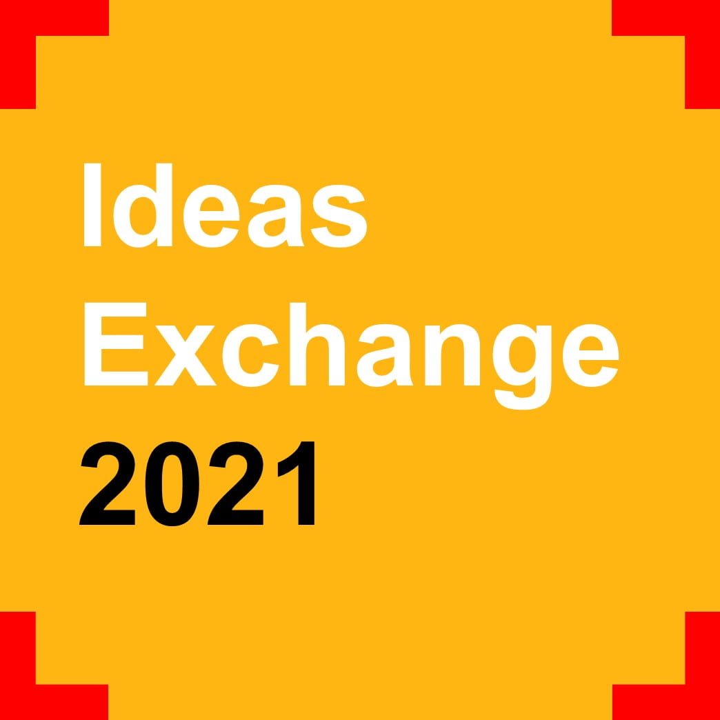 Text "Ideas Exchange 2021"